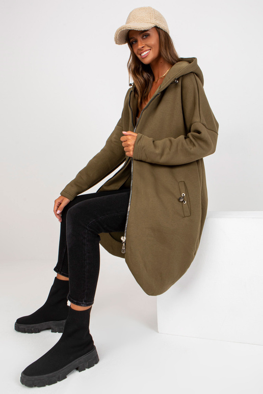 Haki krāsas džemperis, pamata...