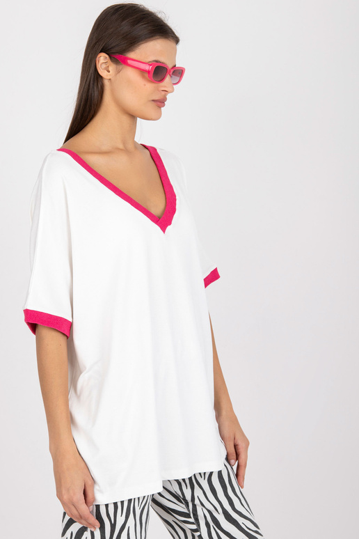 Balta un rozā viskozes ikdienas blūze... Balta un rozā viskozes ikdienas blūze...