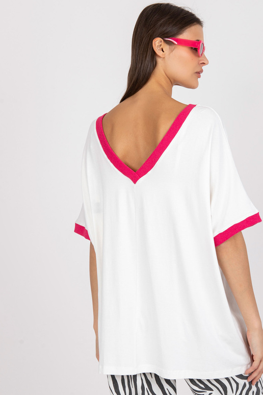 Balta un rozā viskozes ikdienas blūze... Balta un rozā viskozes ikdienas blūze...