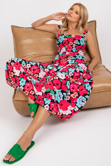 Melna un rozā midi kleita... 2