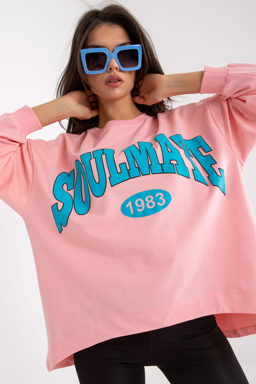 Gaiši rozā un zils oversize džemperis... Gaiši rozā un zils oversize džemperis...