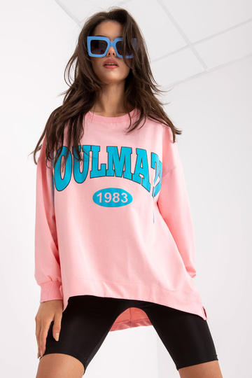 Gaiši rozā un zils oversize... 2