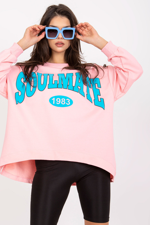 Gaiši rozā un zils oversize džemperis... Gaiši rozā un zils oversize džemperis...