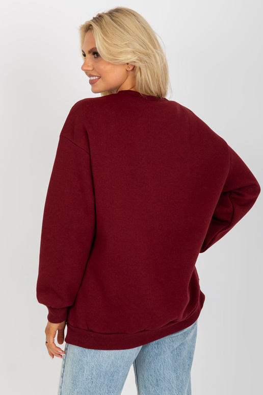 Bordo krāsas sporta krekls bez... Bordo krāsas sporta krekls bez...