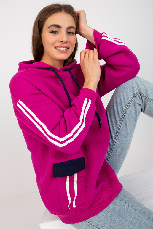 Fuksijas kokvilnas kapuci