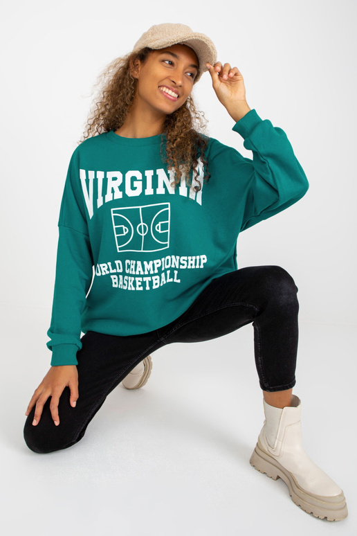 Jūras brīvs sporta krekls ar apdruku...