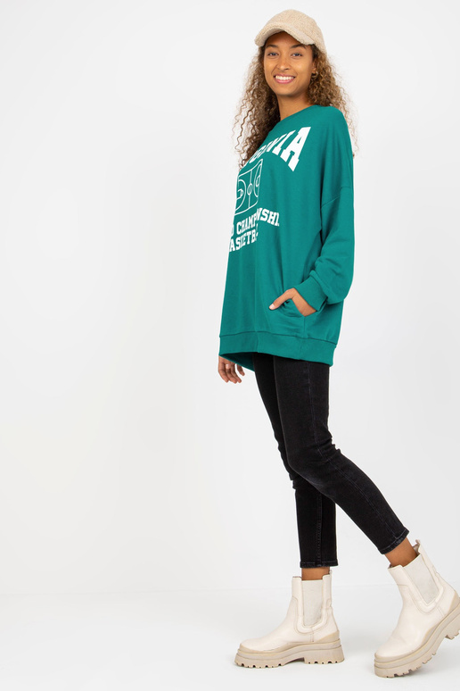 Jūras brīvs sporta krekls ar apdruku...