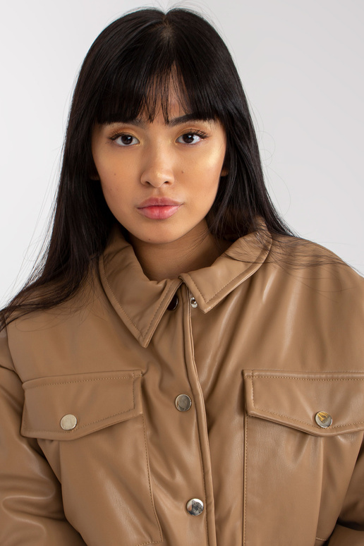 Kamieļu dūnu jaka no eko-ādas ar... Kamieļu dūnu jaka no eko-ādas ar...