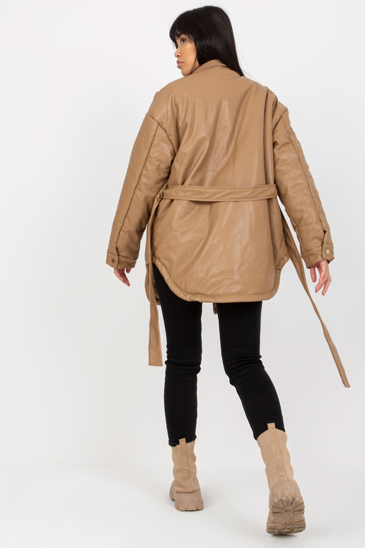 Kamieļu dūnu jaka no eko-ādas ar... Kamieļu dūnu jaka no eko-ādas ar...