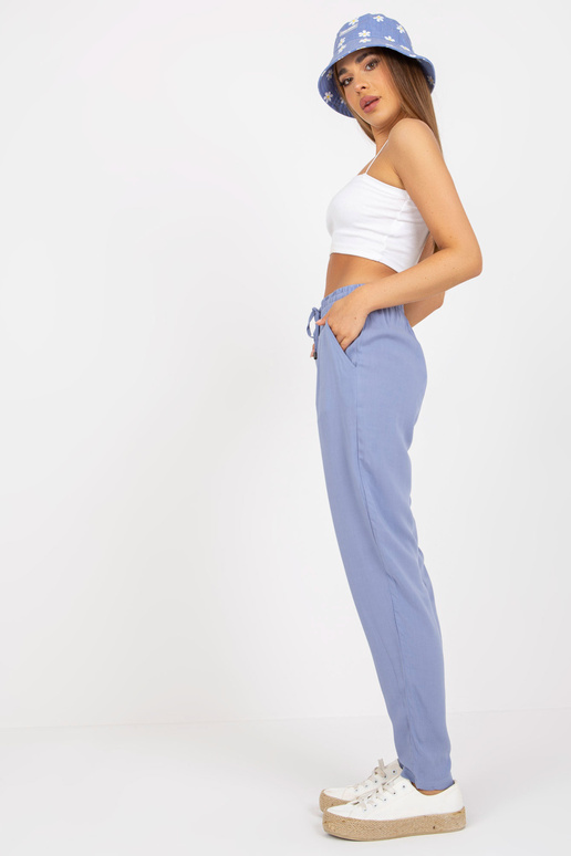 Gaiši zilas auduma bikses ar SUBLEVEL...