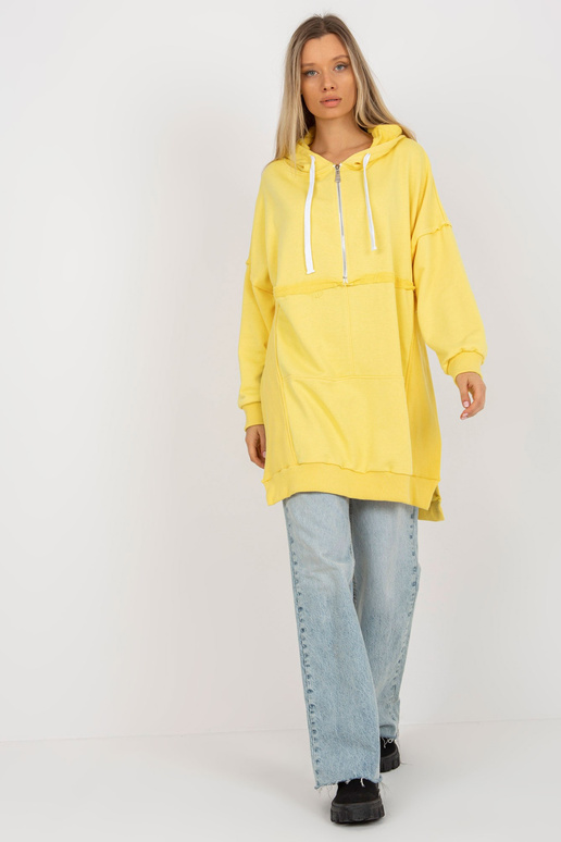 Dzeltens garš oversize džemperis ar...