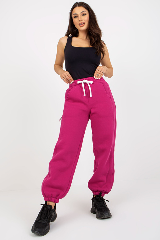 Siltas fuksijas krāsas skriešanas bikses