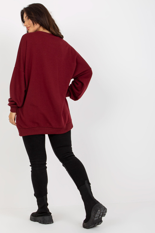 Lockeres Džemperis no Burgunderrot... Lockeres Džemperis no Burgunderrot...