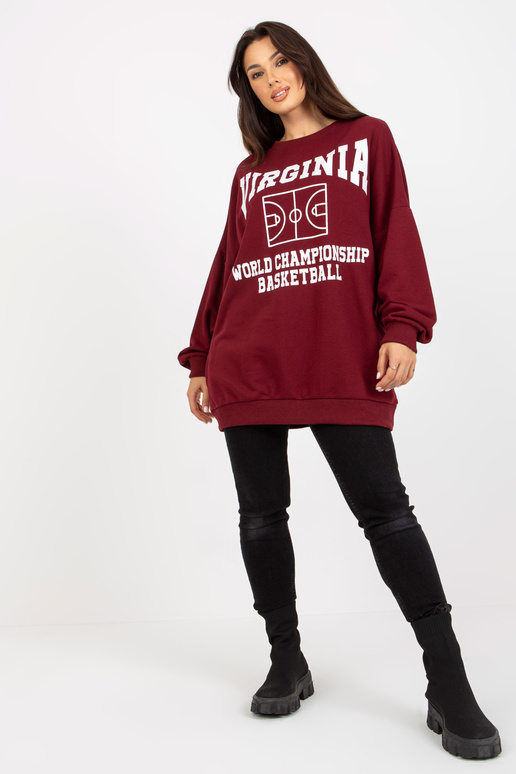 Lockeres Džemperis no Burgunderrot... Lockeres Džemperis no Burgunderrot...