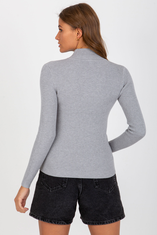 Pelēks, pieguļošs svītrains puskakla...