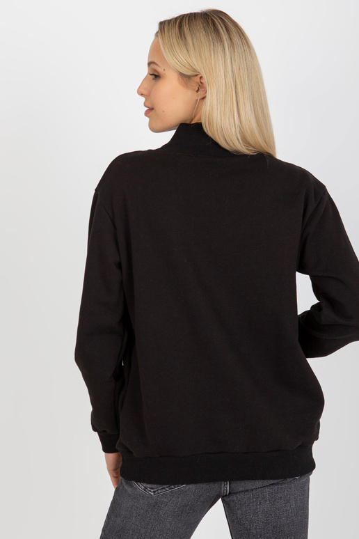 Melns džemperis bez kapuces ar...