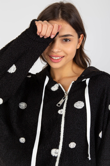 Melns plīša džemperis ar... 2