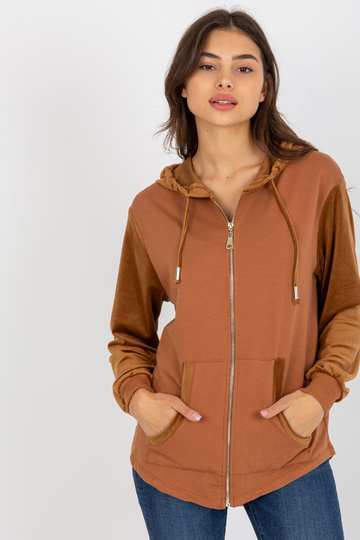 Gaiši brūns jakas džemperis...