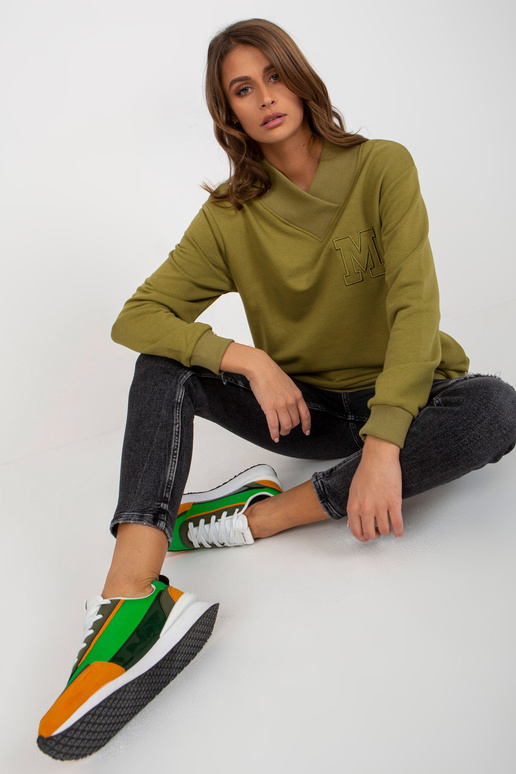 Olive sieviešu džemperis bez kapuces... Olive sieviešu džemperis bez kapuces...