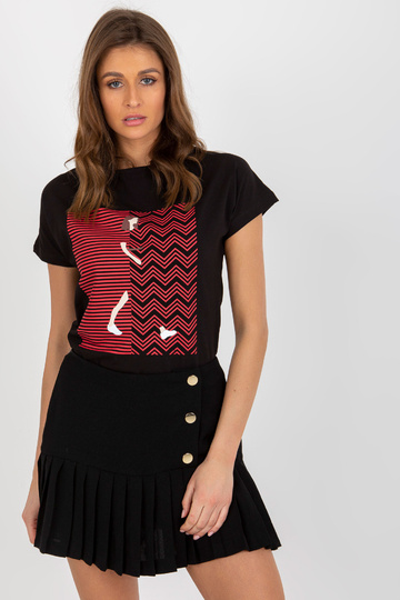 Melns kokvilnas sieviešu...