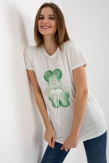 Ecru Green Cotton sieviešu...