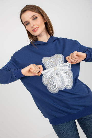 Tumši zils sieviešu kapucis... 2