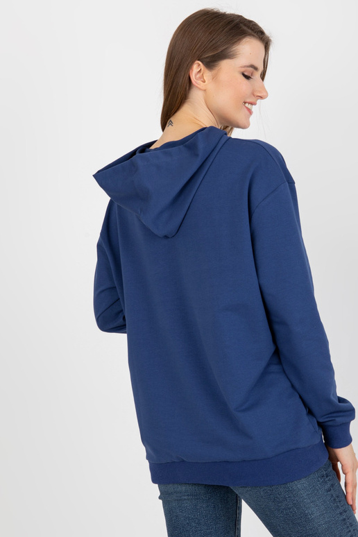 Tumši zils sieviešu kapucis ar rotaļu...