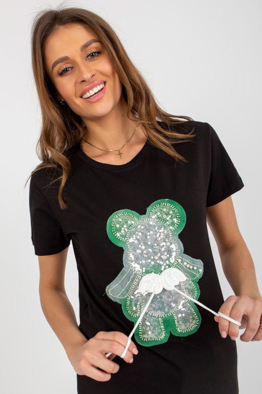 Melns un zaļš kokvilnas sieviešu... Melns un zaļš kokvilnas sieviešu...