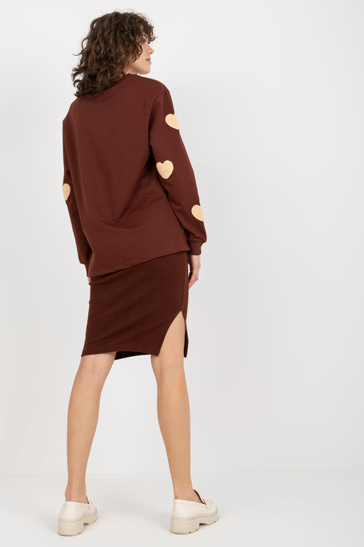 Tumši brūns ikdienas komplekts ar...