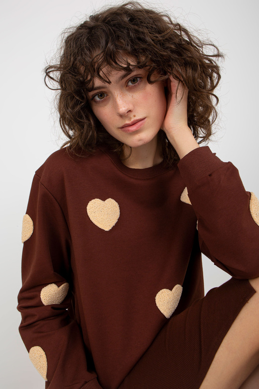 Tumši brūns ikdienas komplekts ar...