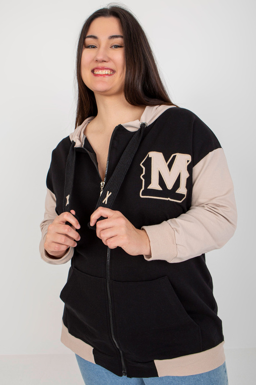 Melns un bēšs liela izmēra sporta...