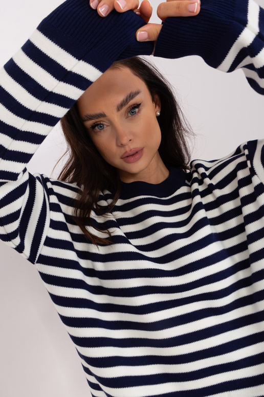 Džemperis-TO-SW-006.07- tumši zils