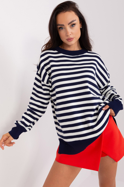 Džemperis-TO-SW-006.07- tumši zils