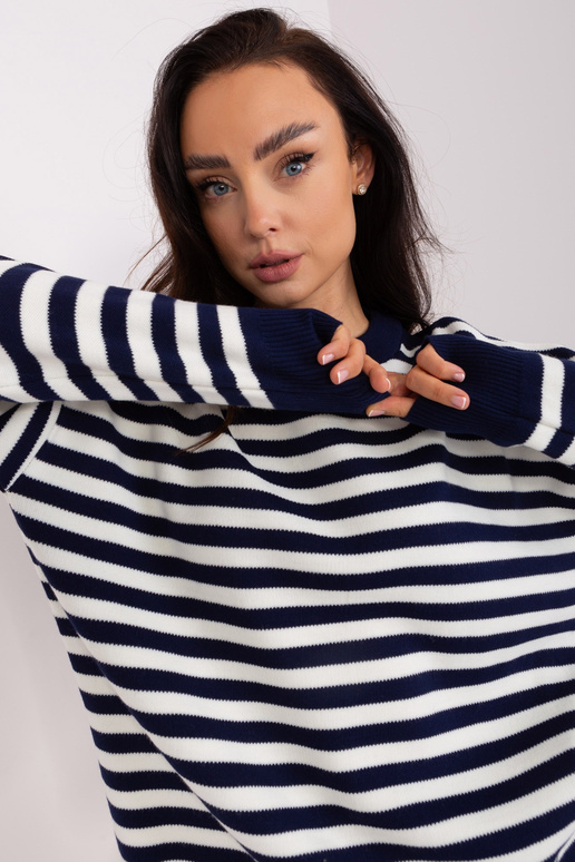 Džemperis-TO-SW-006.07- tumši zils