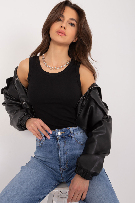 Top tipa blūze -NM-TP-NG23620.30-melna