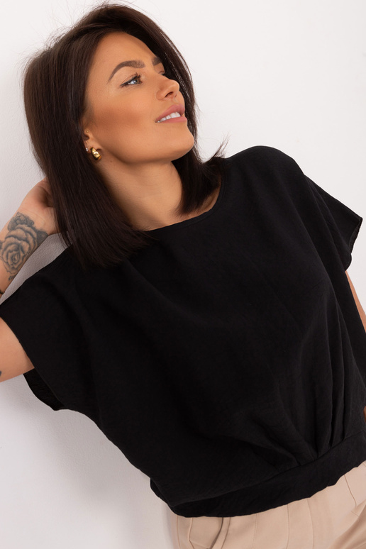 Blūze-D60103F11210A-melna