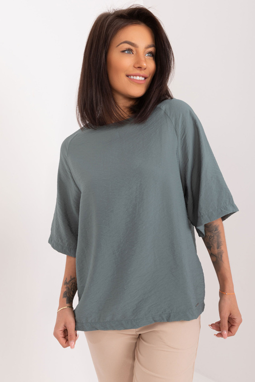 Blūze-D60074M11157A-haki