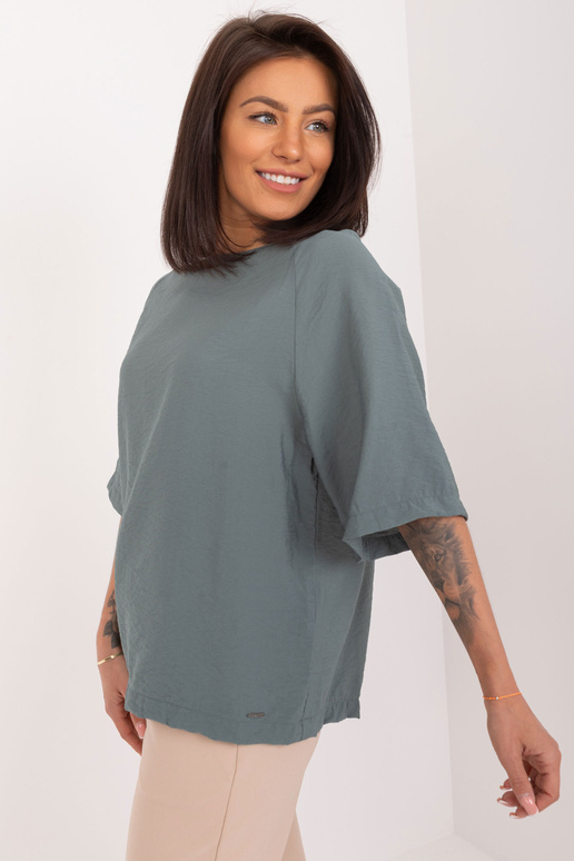 Blūze-D60074M11157A-haki