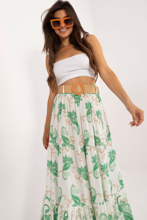 Svārki-DHJ-SD-7640.28-balti-zaļi