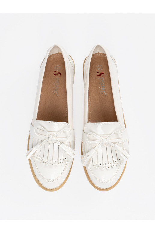 baltas krāsas  mokasīni  baltas krāsas  mokasīni