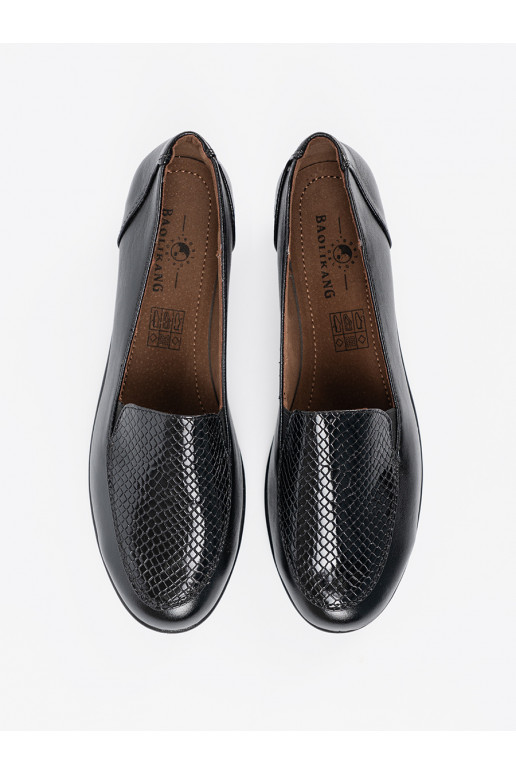 Sieviešu zābaki z fakturą skóry węża