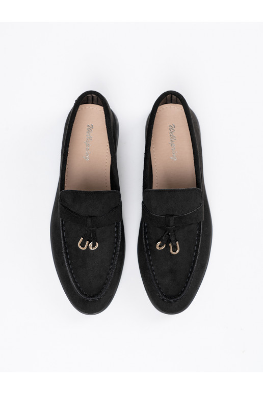 Sieviešu mokasīni  Melnas krāsas Sieviešu mokasīni  Melnas krāsas