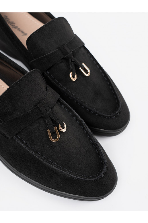 Sieviešu mokasīni  Melnas krāsas Sieviešu mokasīni  Melnas krāsas