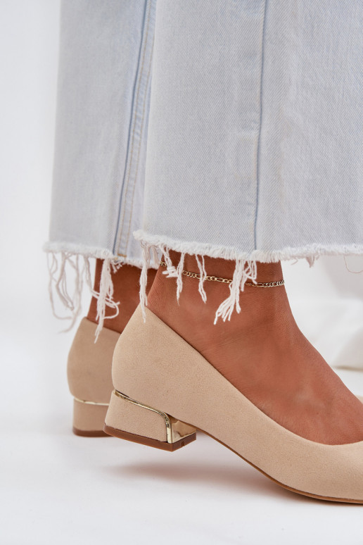 Kurpes  I Szpiczastymi Noskami smilšu krāsas Terilara