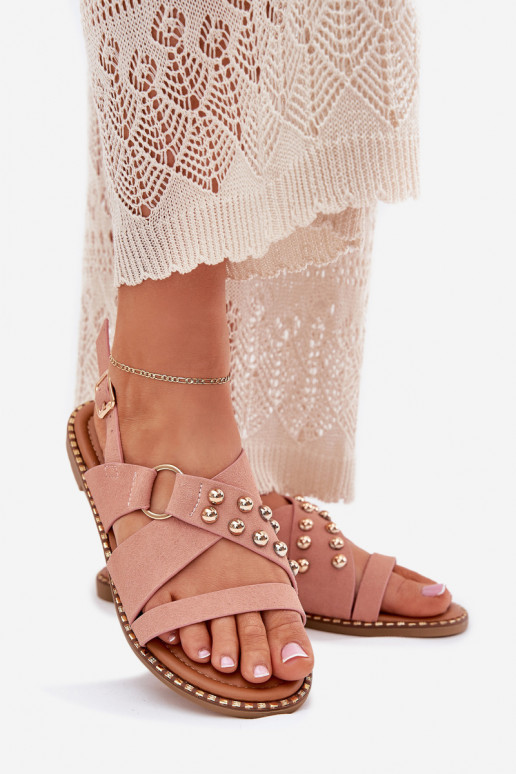 Sieviešu basenes ar platiem papēžiem Ze Zelta krāsasmi  Rozā krāsas Zanira Sieviešu basenes ar platiem papēžiem Ze Zelta krāsasmi  Rozā krāsas Zanira