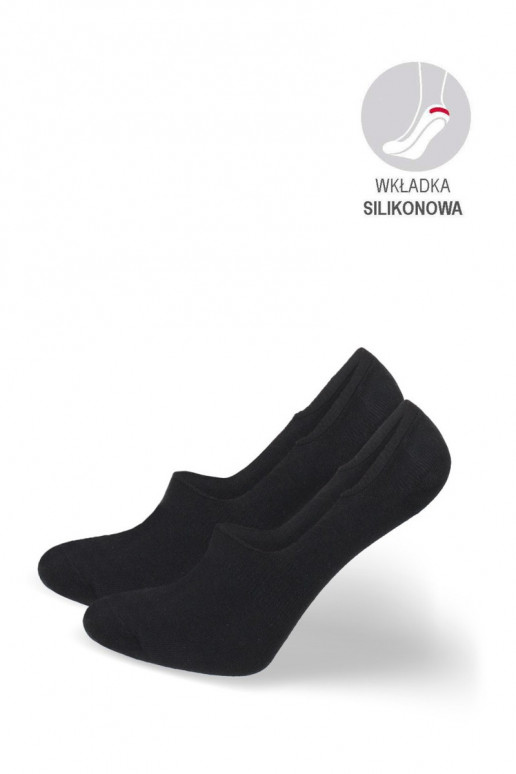 Zeķes Micro Bawełniane  Melns Zeķes Micro Bawełniane  Melns