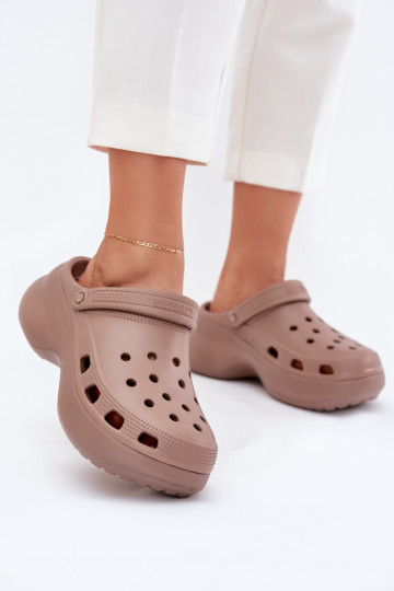 Vieglas čības uz pirksta sieviešu čības  Big Star RR274A121 smilšu krāsas 2