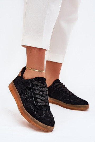 zamšādas  modeļa apavi  Big Star RR274851 HI-POLY SYSTEM Melns