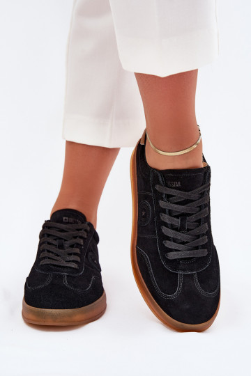 zamšādas  modeļa apavi  Big Star RR274851 HI-POLY SYSTEM Melns 2