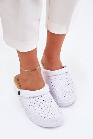 Vieglas čības uz pirksta Čības   baltas krāsas Faylina